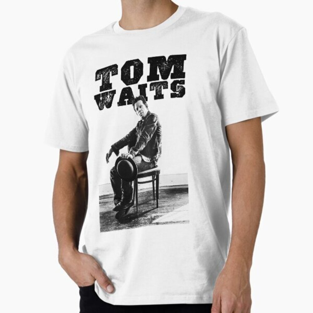 Tom Waits Portrait Tribute Premium T-Shirt